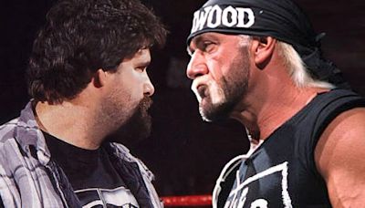 The True Story Of The Real Life Heat Between Hulk Hogan And Mick Foley