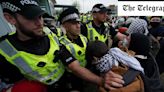 Officer bitten on arm in pro-Palestinian protests at arms factory