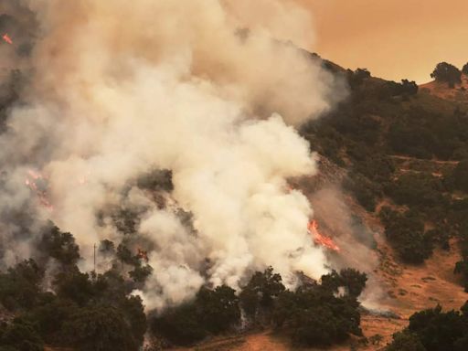 Michael Jackson's Neverland Ranch in Santa Barbara County comes under Wildfire threat