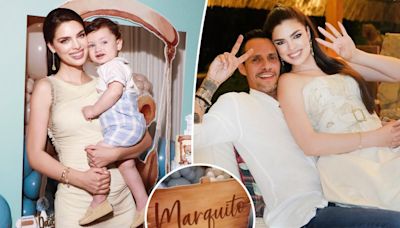 Marc Anthony and wife Nadia Ferreira reveal baby’s name during 1st birthday celebration