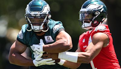 LOOK: Jalen Hurts and Saquon Barkley getting in extra work ahead of training camp