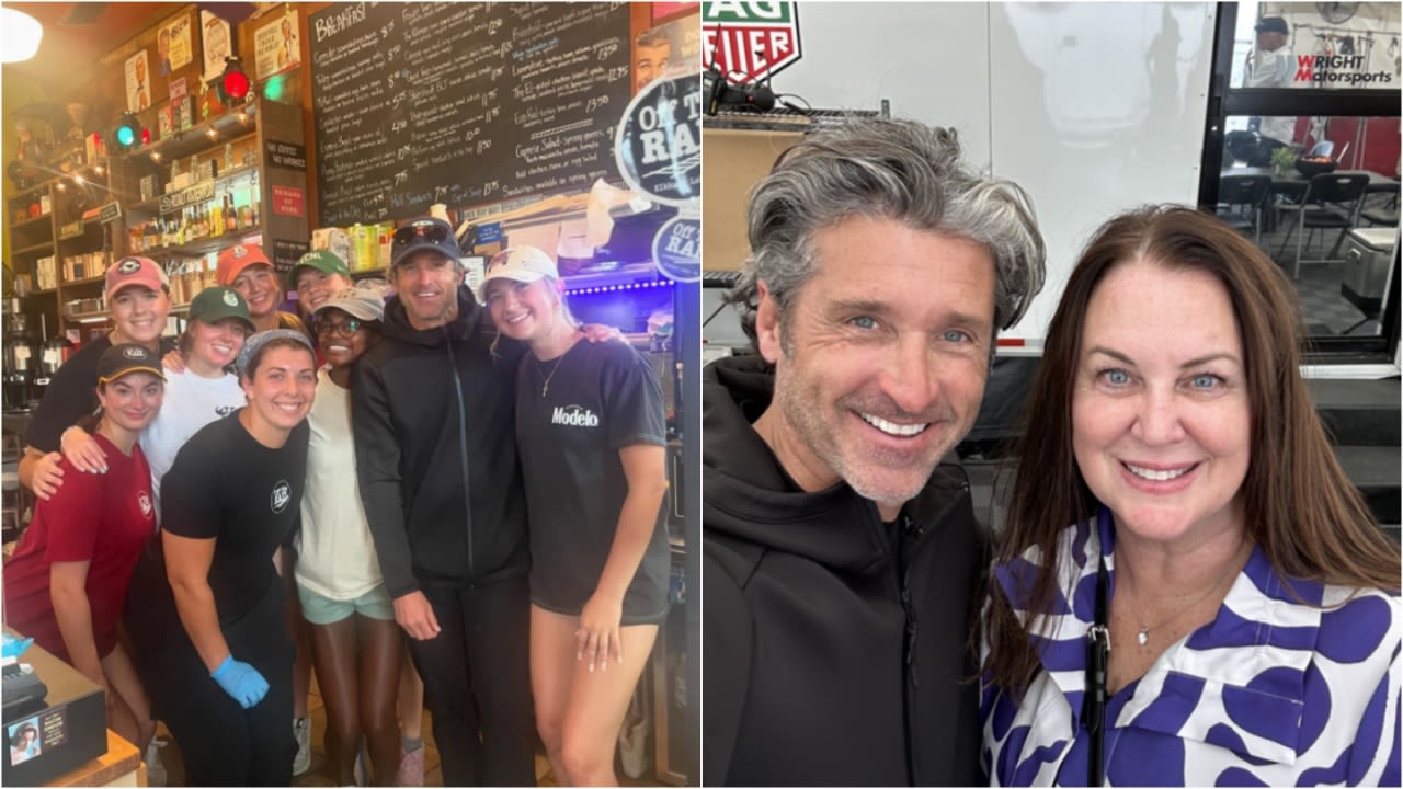 Actor Patrick Dempsey surprises Sheboygan County eateries during Road America races