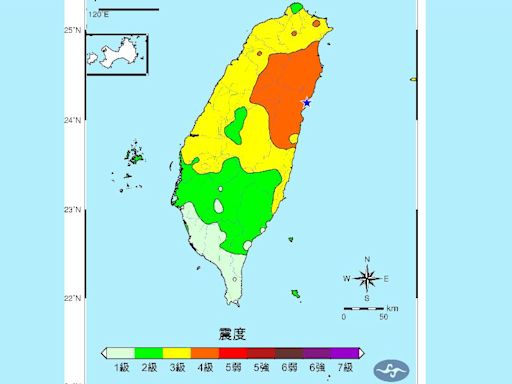 今凌晨6.1強震全台有感 各地降雨機率高防致災暴雨