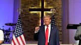 Trump hosts church roundtable, delivers keynote speech at Turning Point Action in Michigan