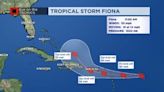 Tropical storm warnings issued for Caribbean islands as Tropical Storm Fiona moves west