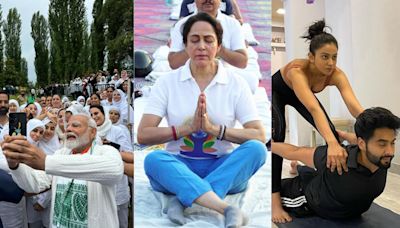 From Rakul Preet Singh to Hema Malini, celebs honour International Yoga Day 2024