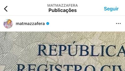 Matheus Mazzafera revela mudança de nome e gênero; influenciadora se chama agora Maya Mazzafera