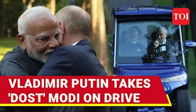 'Friends' Modi-Putin Go On Drive; Never-Scene Before Dosti Display At Russia President's Residence | International - Times...