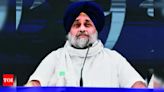 Sukhbir calls for ‘large-hearted approach’ amid revolt in Shiromani Akali Dal | Chandigarh News - Times of India