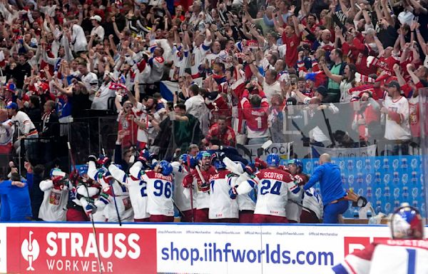 Czech Republic beats Switzerland 2-0 to win hockey world championship