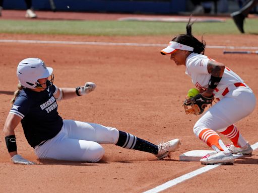 Oklahoma State softball doomed by errors in loss to BYU in Big 12 Tournament quarterfinal