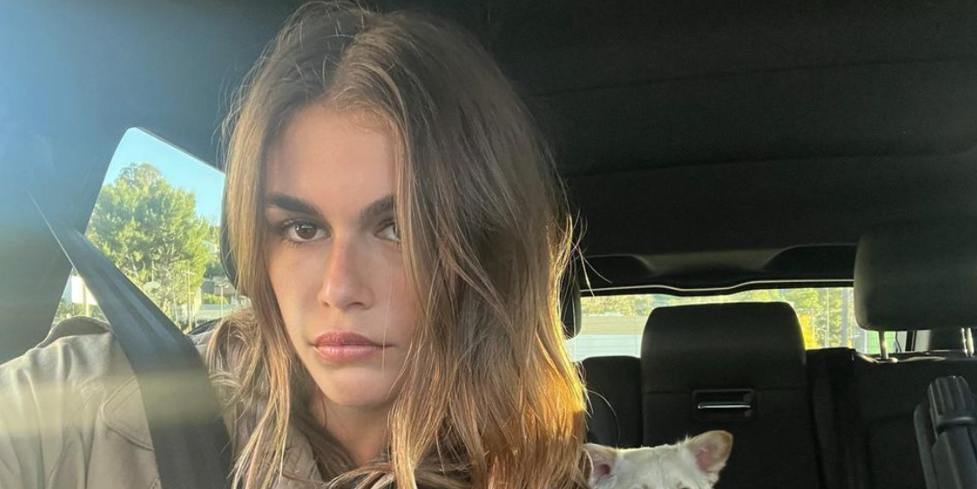 Kaia Gerber has gone against tradition, dyeing her hair darker for summer 2024