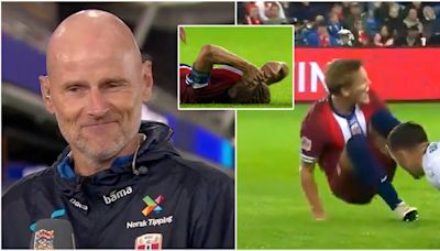 Arsenal fans left fuming with Norway boss Stale Solbakken's comments on Martin Odegaard injury