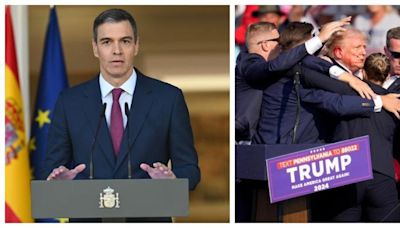 Pedro Sánchez, muy contundente sobre el intento de asesinato de Donald Trump