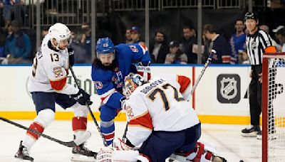 New York Rangers need to find answers quickly against Florida Panthers after generating little offense in opener of NHL playoff series