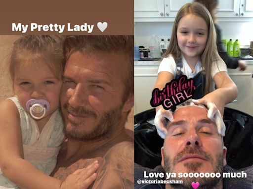 David Beckham homenageia filha, Harper, em aniversário de 13 anos