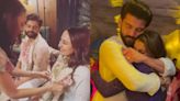 Zaheer Iqbal gives a tight hug to sister on his wedding reception, Sonakshi Sinha gets emotional as she puts garlands on her, watch videos