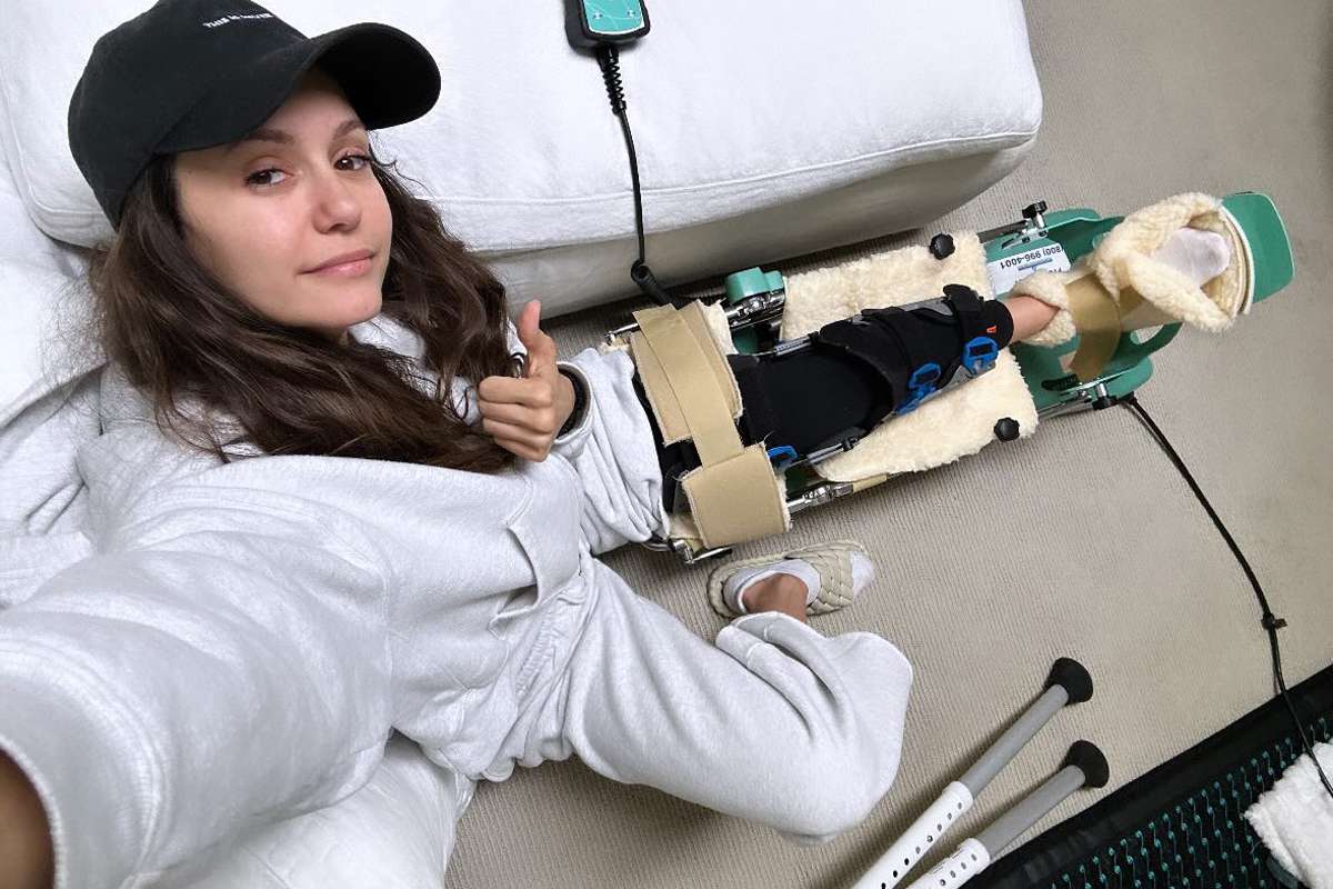 Nina Dobrev Recovering from Bike Accident: 'Eat. Sleep. CPM Machine. Physical Therapy. Repeat'