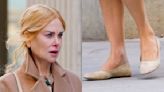Nicole Kidman Gives Her Feet a Break in Suede Flats While Filming A24’s New Film ‘Babygirl’ in New York