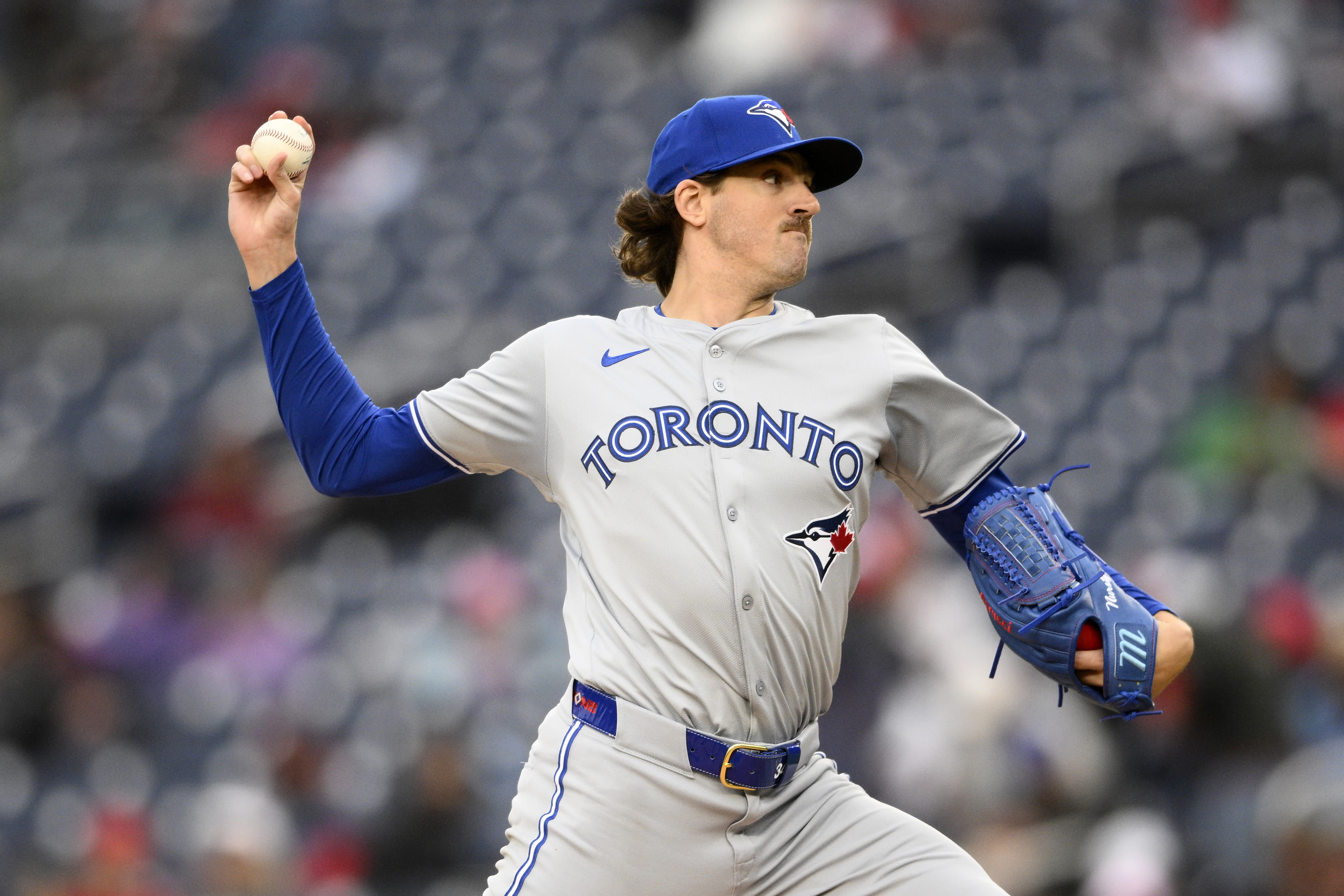 Gausman tosses 5 1/3 scoreless innings, Kiermaier homers and Blue Jays beat Nationals 6-3