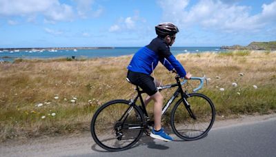 Teen cycles 100km around Alderney for sailing club