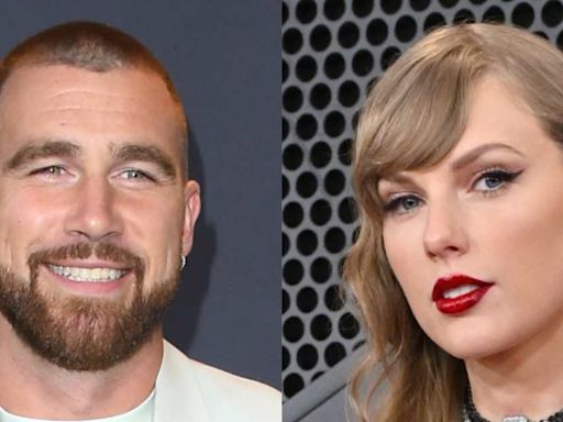 Watch Travis Kelce Light Up While Reacting to a Video of Taylor Swift Chugging a Beer