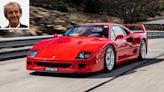 A Ferrari F40 That Once Belonged to F1 Legend Alain Prost Could Fetch Over $3 Million at Auction