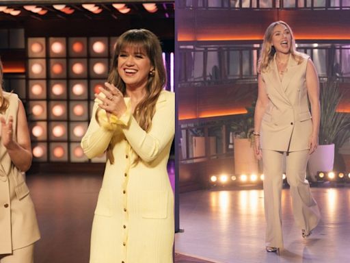 Scarlett Johansson Embraces the Vest Trend in Monochrome Khaki Look for ‘The Kelly Clarkson Show’ Appearance