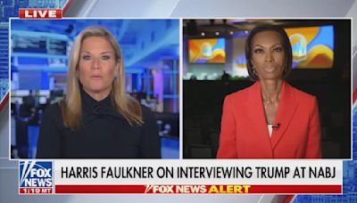 Harris Faulkner does damage control for Trump after his disastrous NABJ panel she co-moderated