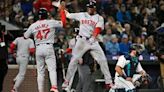 Valdez hits a 3-run homer to help the Red Sox beat the Mariners 5-1