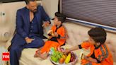 Dance Deewane 4: Suniel Shetty shares heartwarming photos with youngest contestants Yuvraj and Yuvansh - Times of India