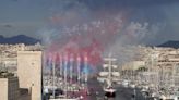 巴黎奧運聖火搭船抵馬賽 貝倫號入港場面華麗壯觀