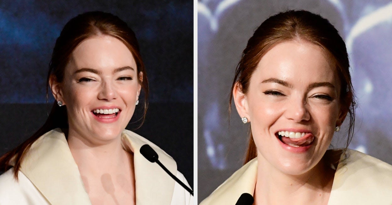 A Reporter Acknowledged Emma Stone With Her Real Name In An Interview, And Her Reaction Was The Cutest