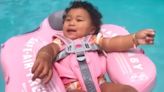 Diddy’s Baby Daughter Lives Her Best Life Chilling on a Floaty in the Pool — Watch the Video!