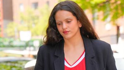 Wildcats, everywhere! Rosalía is giving Troy Bolton in basketball jersey dress