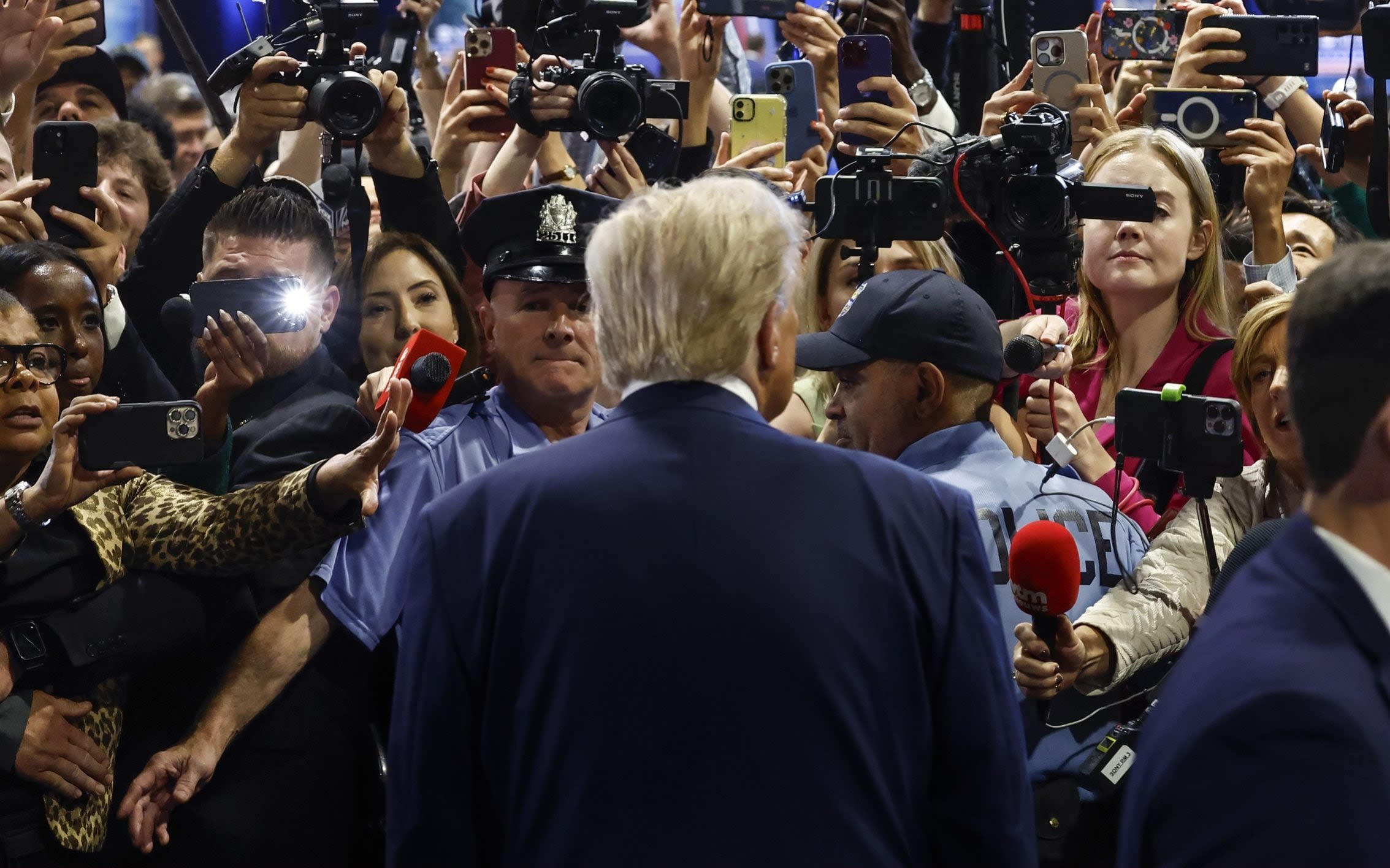 The most consequential moment of the presidential debate came backstage