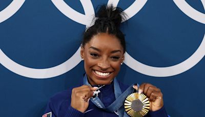 The Meaning Behind Simone Biles’s Sparkly Goat Necklace Is Iconic