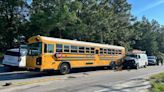 SC man killed when pinned between school bus and van, Lexington police say