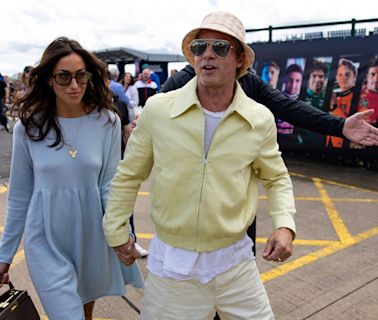 Brad Pitt et Ines de Ramon : rare sortie en amoureux au Grand Prix de Grande-Bretagne