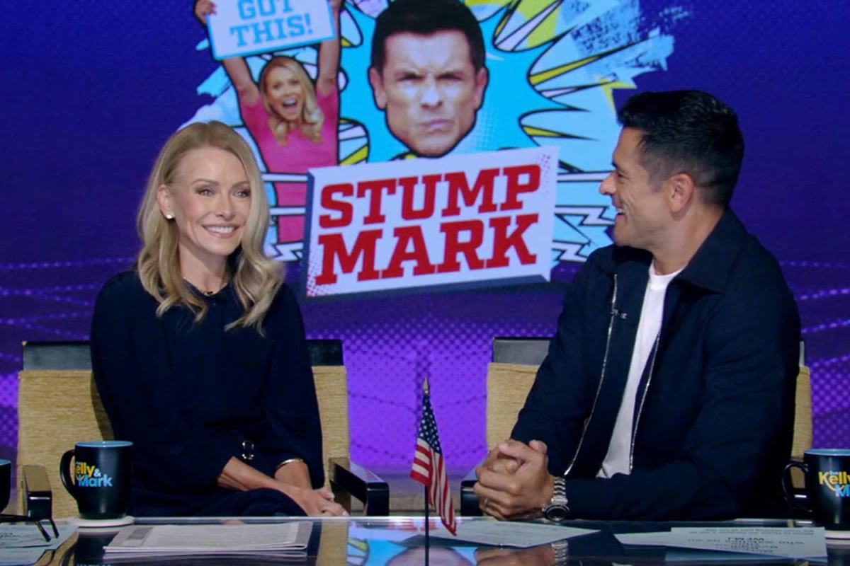 Kelly Ripa jokes that 'Live' has made Mark Consuelos "want Constant praise at home": "He expects, like, applause"