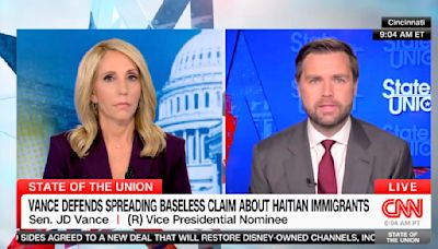 CNN’s Dana Bash Shuts Down JD Vance’s Migrant-Pets Claim in Blistering Fact-Check