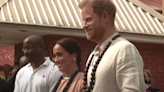 ...And Meghan Markle Arrive In Nigeria For Tour of The African Nation As They Promote The Invictus Games And Speak...