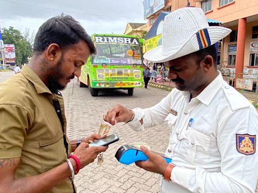 The Mangaluru City police started a drive to book cases against autorickshaws, cars, and buses using dazzling lights, shrill horns, and “tint” films for windshields and side windows.