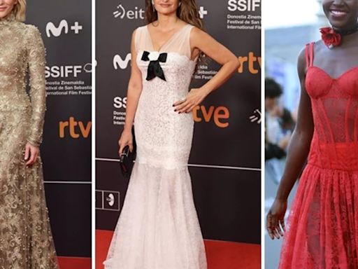 Penélope Cruz, Cate Blanchett o Lupita Nyong'o. Los mejores looks del Festival de San Sebastián