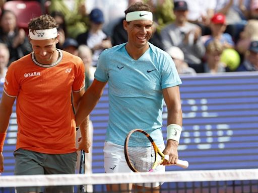 Rafael Nadal returns to action with men's doubles win at Nordea Open