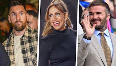 Así fue cómo Lili Estefan empezó la noche con Leo Messi y la terminó con David Beckham