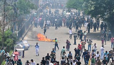 Bangladesh unrest: 32 killed in violent clashes over job quota, protesters set state TV headquarters on fire