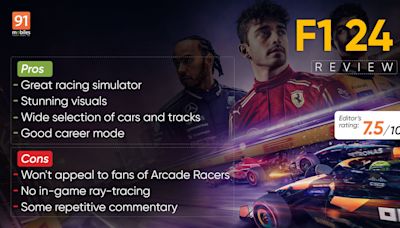 F1 24 review: A good F1 racing sim | 91mobiles.com