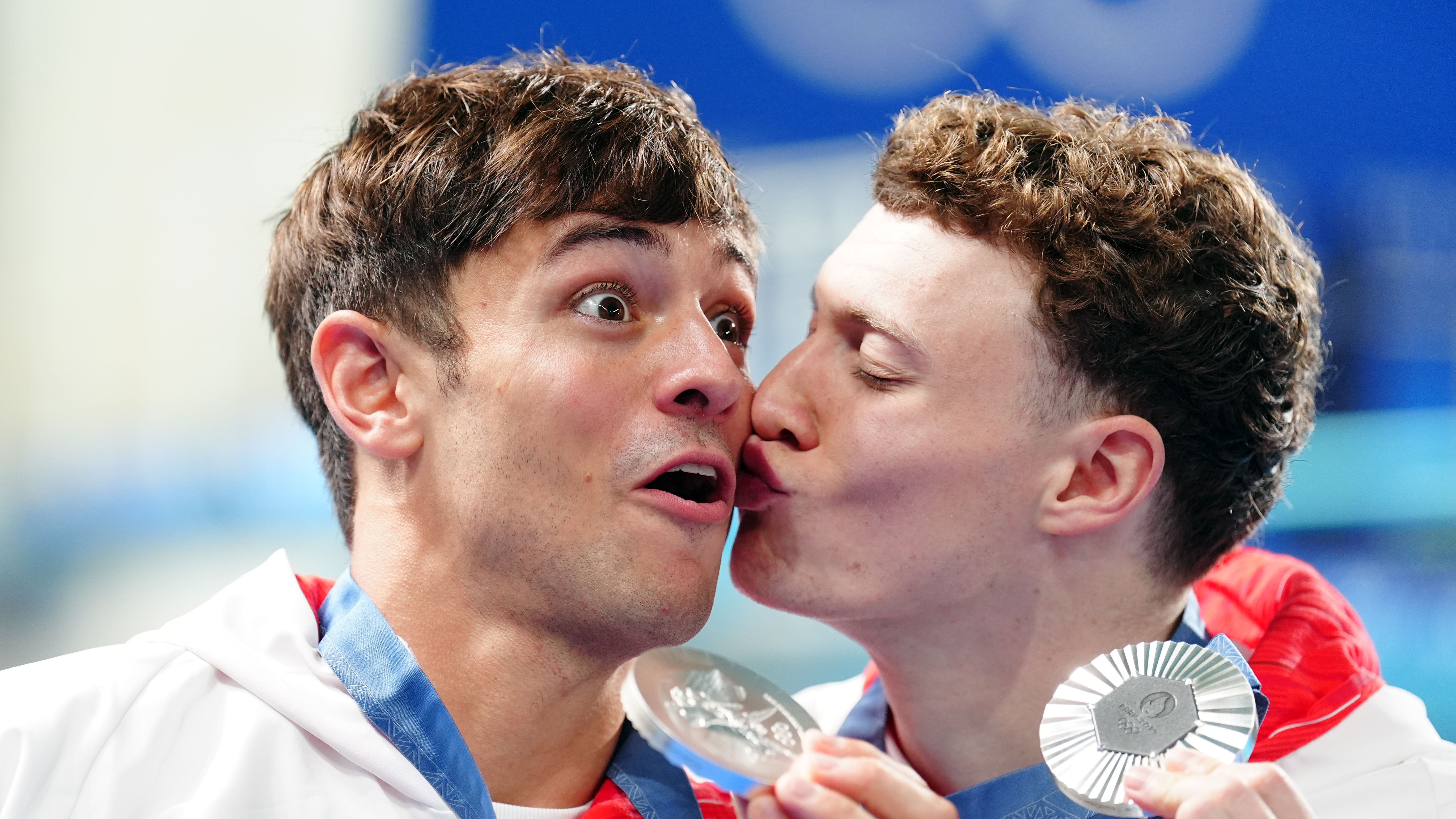 Silver for Tom Daley and Noah Williams in men’s 10m synchronised diving