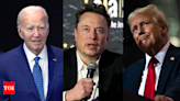 'Woke mind virus, Tesla': How Elon Musk broke with Biden and embraced Trump - Times of India